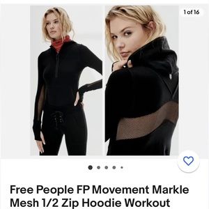 Free People Movement Markle Mesh Hoodie